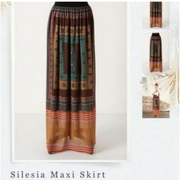 🎉HOST PICK🎉 Anthropologie Silesia Maxi Skirt & Convertible Dress 2-in-1 Medium - Picture 2 of 10